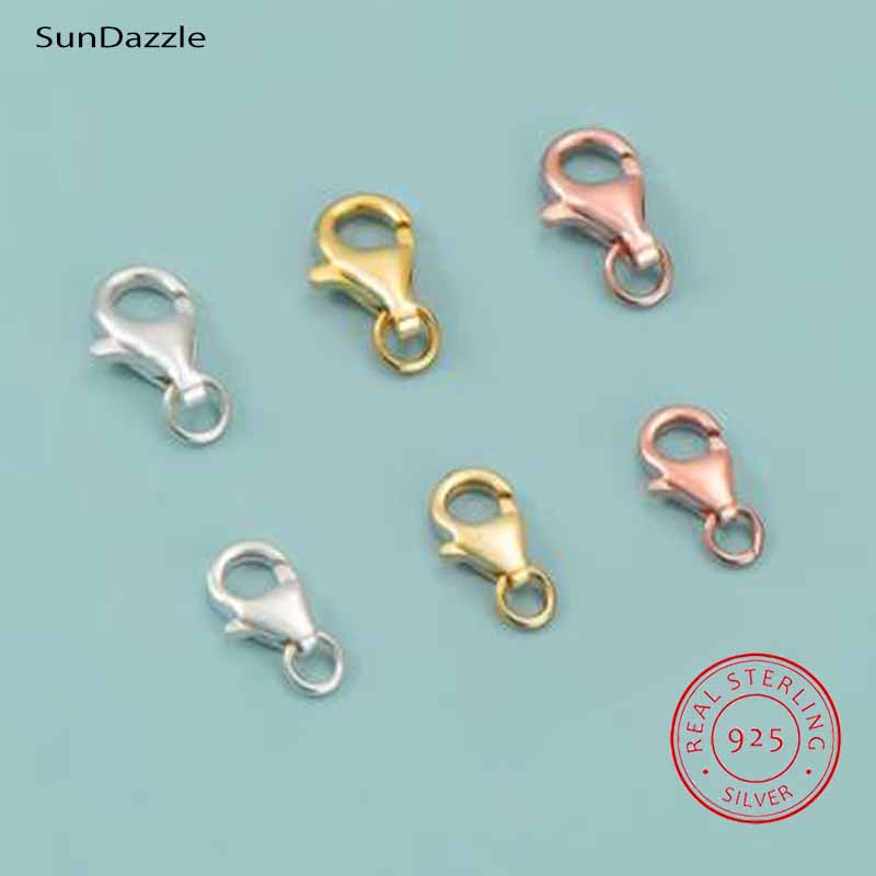 Jewelry Making Gold - 2pcs Genuine Real Pure Solid 925