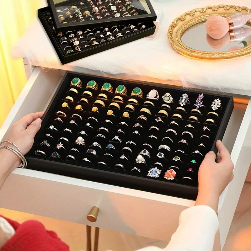 Jewelry Making Organizer - 1Set Ring Holder Display Tray Jewelry