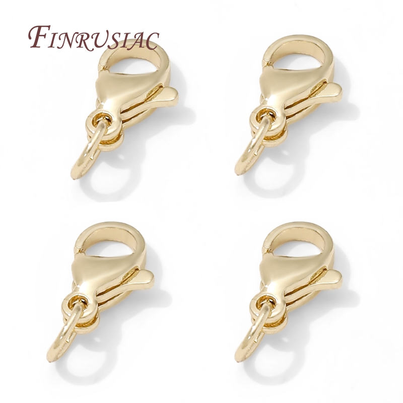 Jewelry Making Gold - Stainless Steel Gold Plated 10mm Lobster