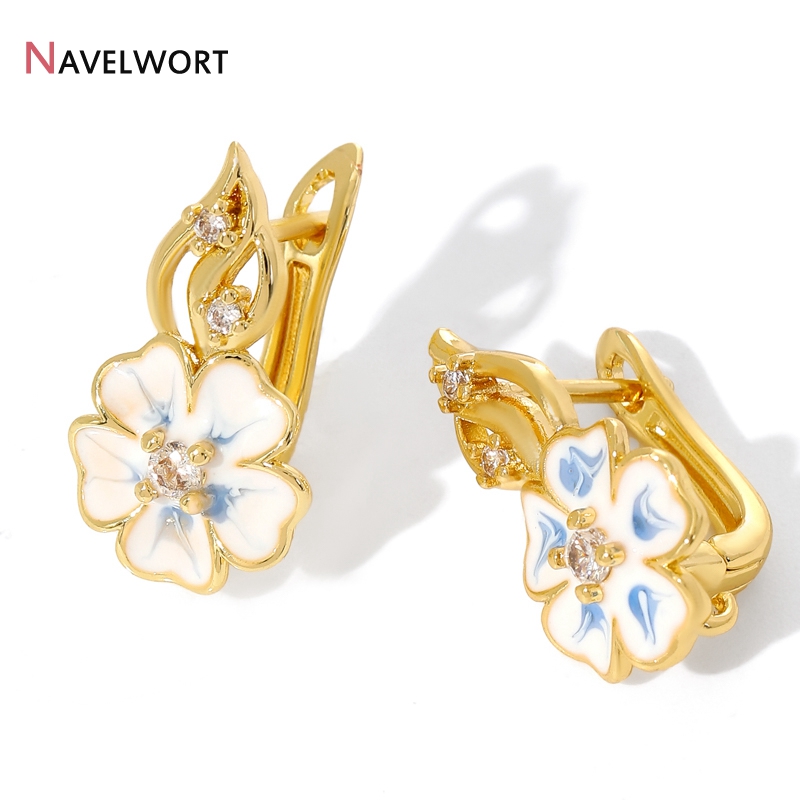 Jewelry Making Gold - 18K Gold Plated Brass With Zircon