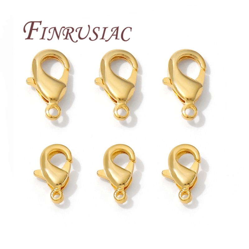 Jewelry Making Gold - 10mm 12mm 18K Gold Plated Lobster
