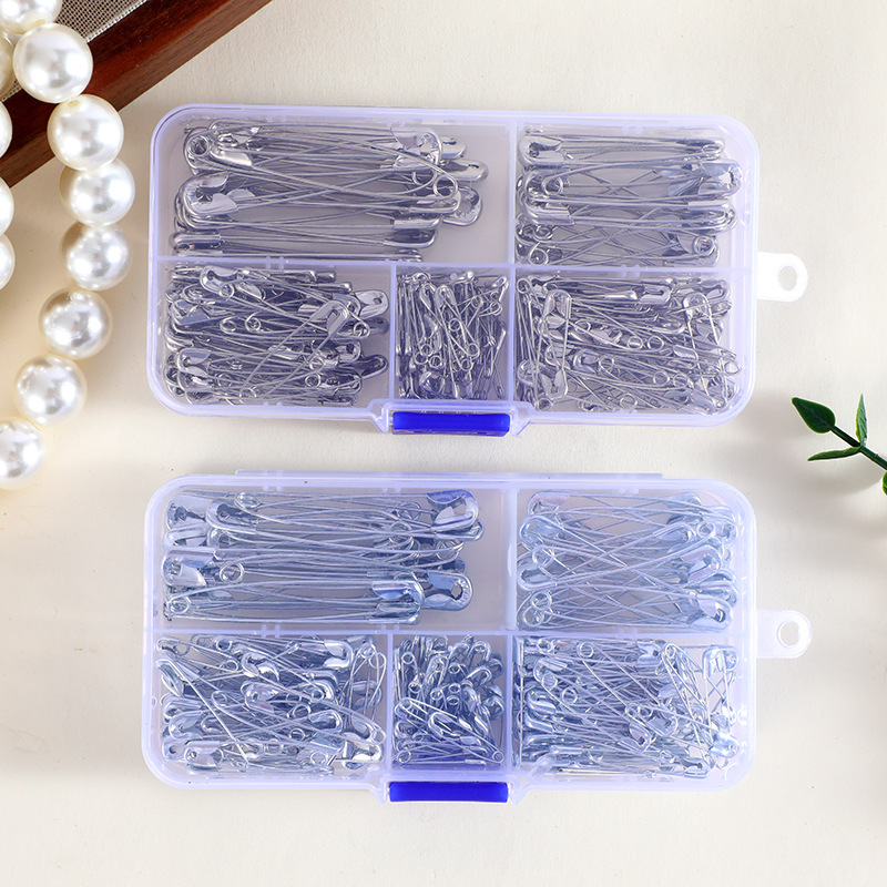 Silver Safety Pins Kit With St - Jewelry Making Organizer recension och pris