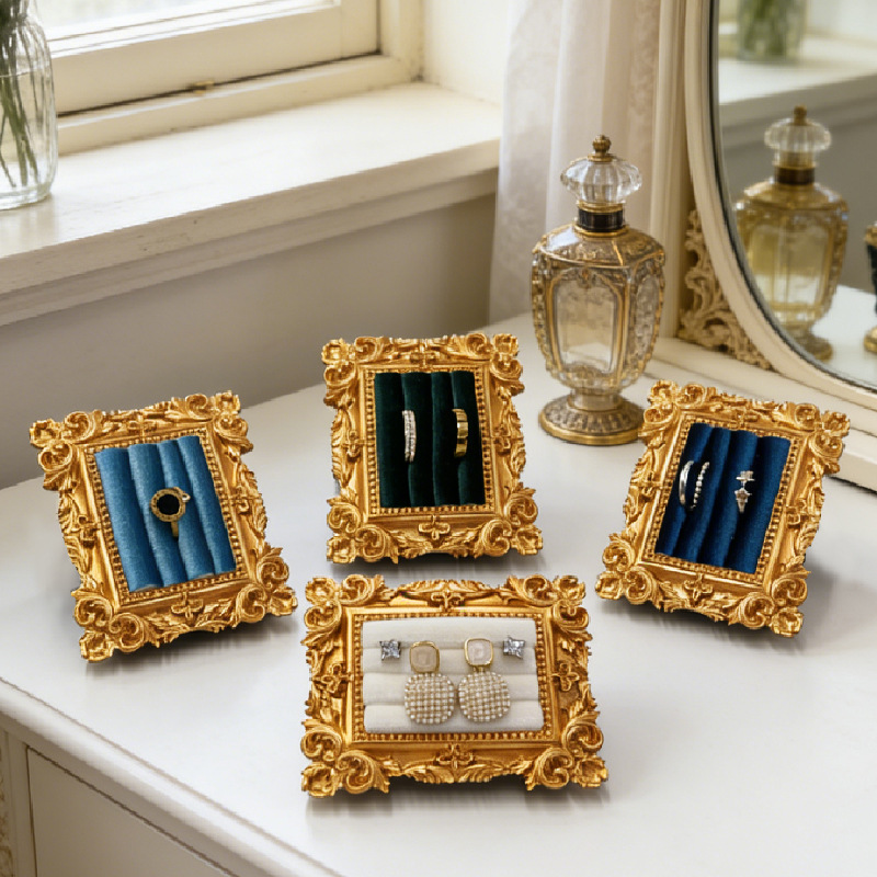 Vintage Picture Frame Ring Dis - Jewelry Making Organizer recension och pris