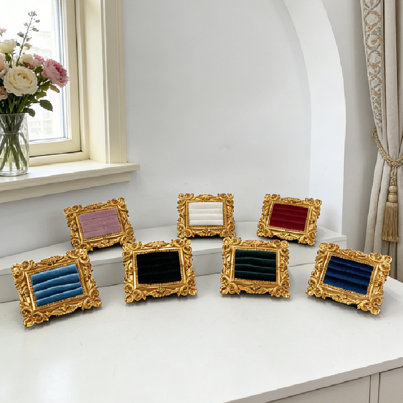 Vintage Picture Frame Ring Dis - Jewelry Making Organizer recension och pris