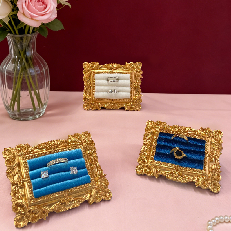 Vintage Picture Frame Ring Dis - Jewelry Making Organizer recension och pris