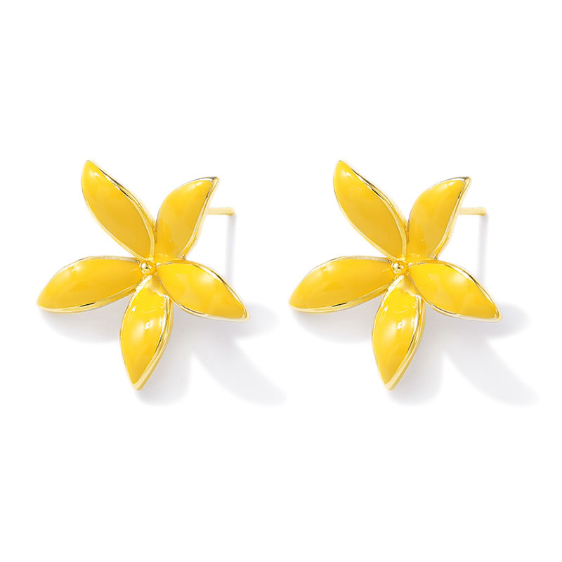 18K Gold Color Brass Flower St - Jewelry Making Gold recension och pris