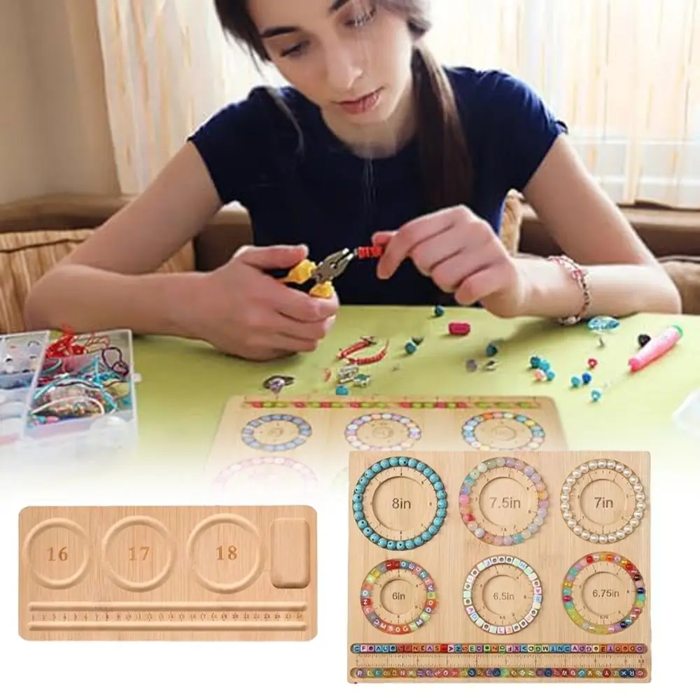 8 Type Wooden Flocked Beading  - Jewelry Making Organizer recension och pris