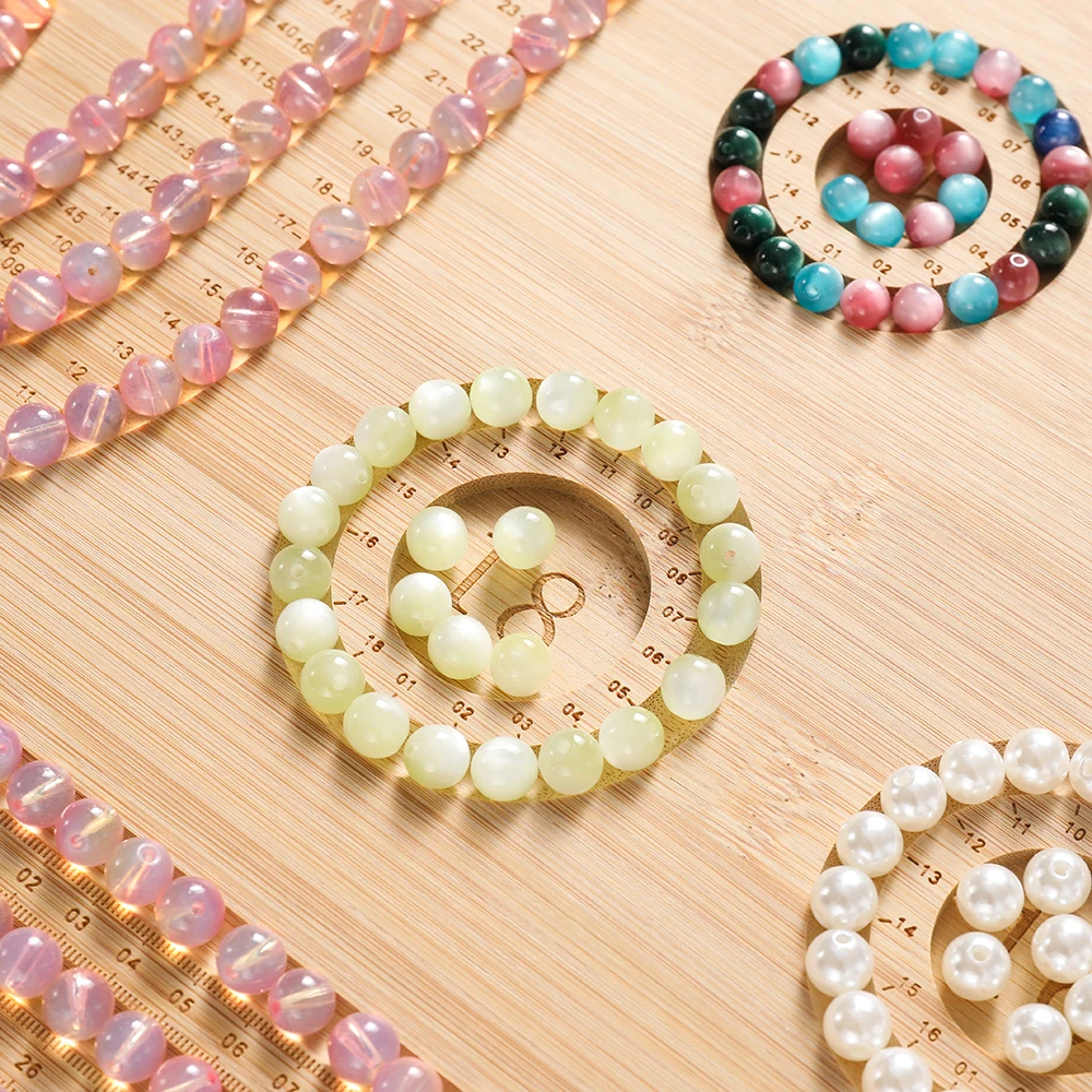 8 Type Wooden Flocked Beading  - Jewelry Making Organizer recension och pris