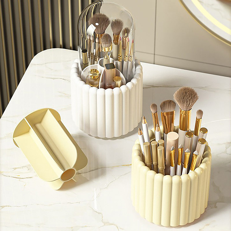 360° Rotating Makeup Brushes H - Jewelry Making Organizer recension och pris