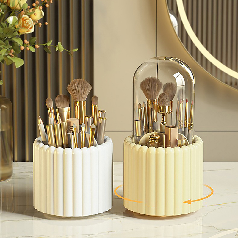 360° Rotating Makeup Brushes H - Jewelry Making Organizer recension och pris
