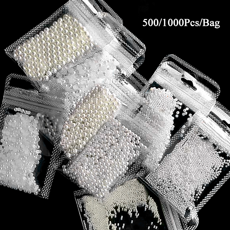 1 Bag Shimmering Crystal Nail  - Crystal Bead Mix recension och pris