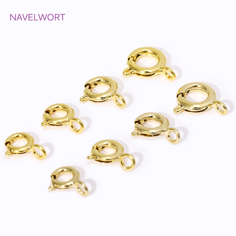 14K/18K Gold Plated Brass Spri - Jewelry Making Gold recension och pris