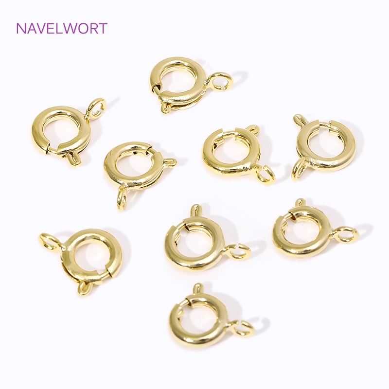 14K/18K Gold Plated Brass Spri - Jewelry Making Gold recension och pris