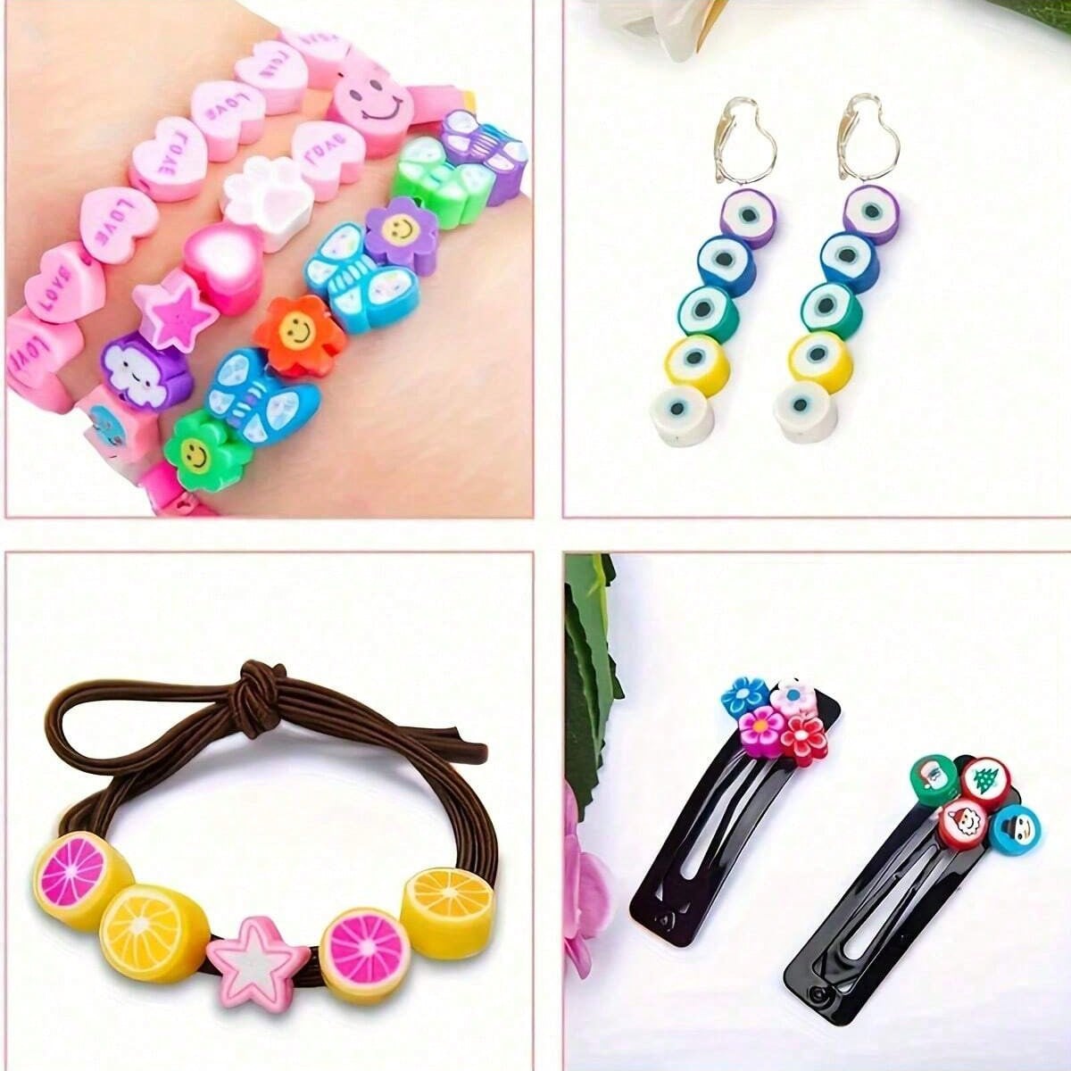 1450/1200/250pcs Polymer Clay  - Jewelry Making Organizer recension och pris