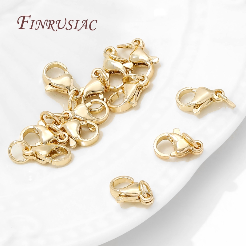 Stainless Steel Gold Plated 10 - Jewelry Making Gold recension och pris