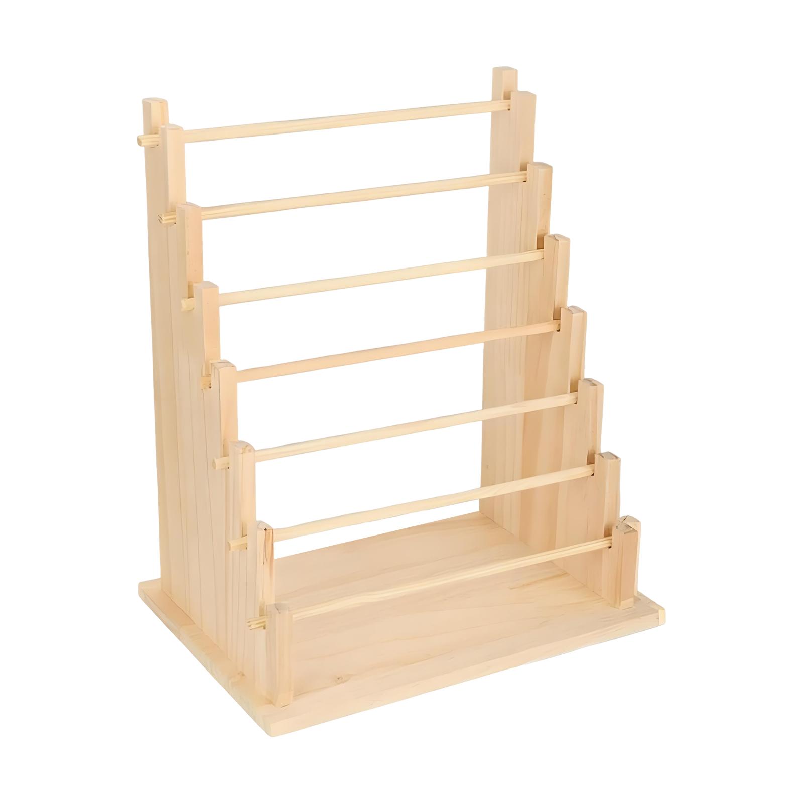 Wooden Ribbon Organizer Rack S - Jewelry Making Organizer recension och pris