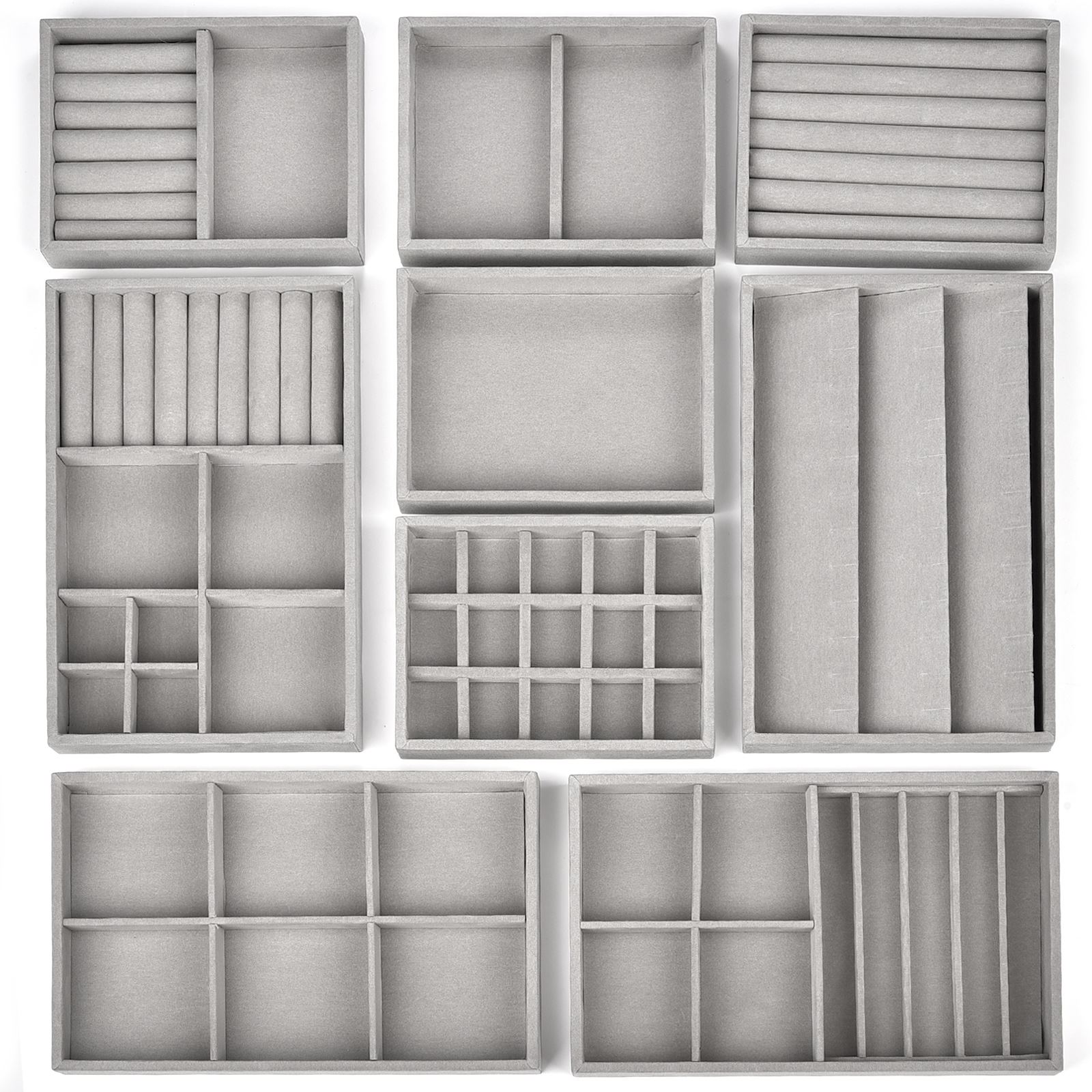 Velvet Jewelry Box Display Tra - Jewelry Making Organizer recension och pris