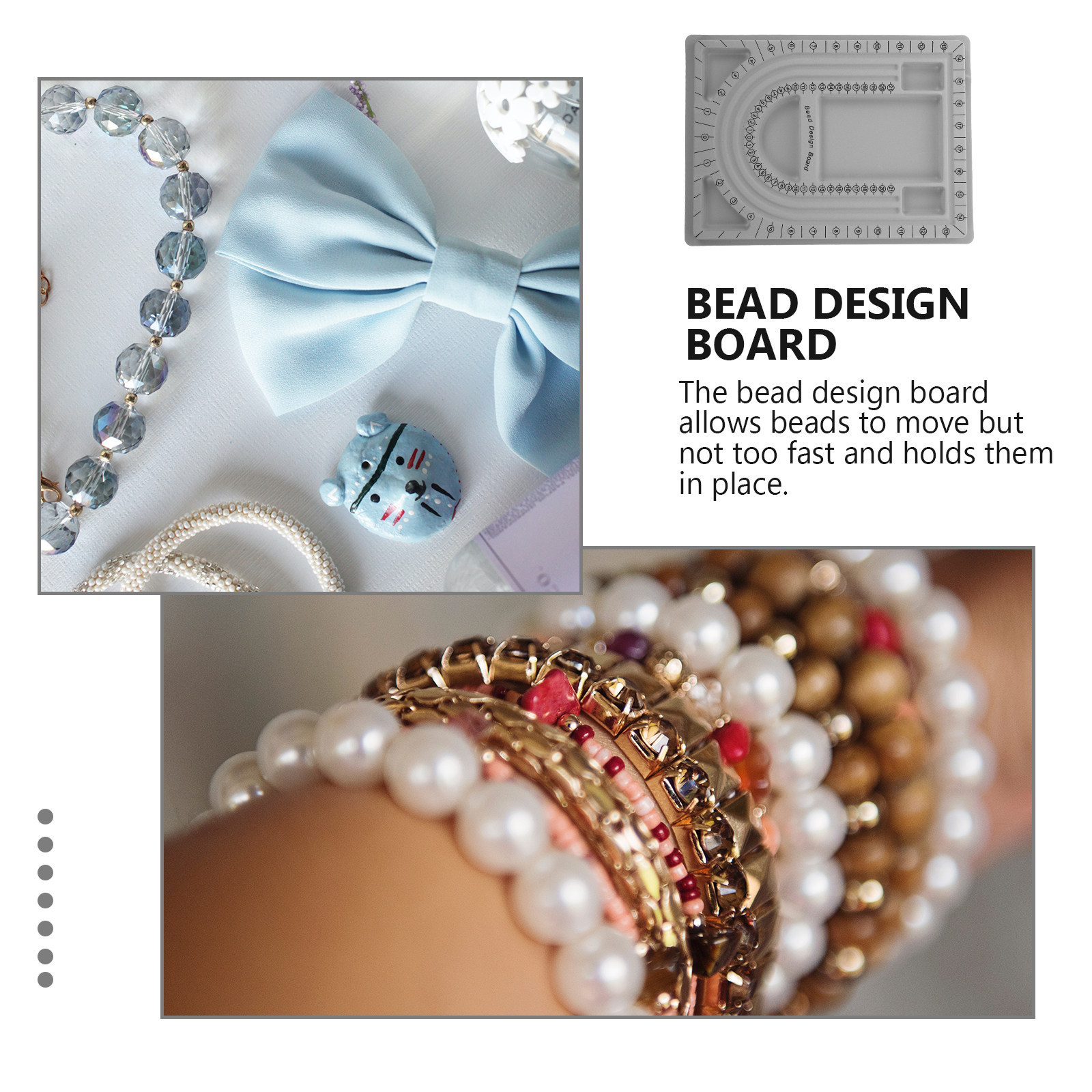 2Pcs Bead Design Board Jewelry - Jewelry Making Organizer recension och pris