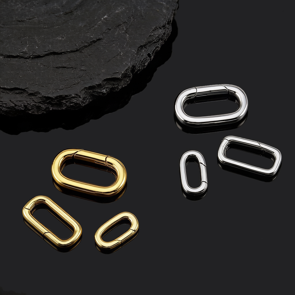 2pcs 18K Gold Plated Filled Ov - Jewelry Making Gold recension och pris