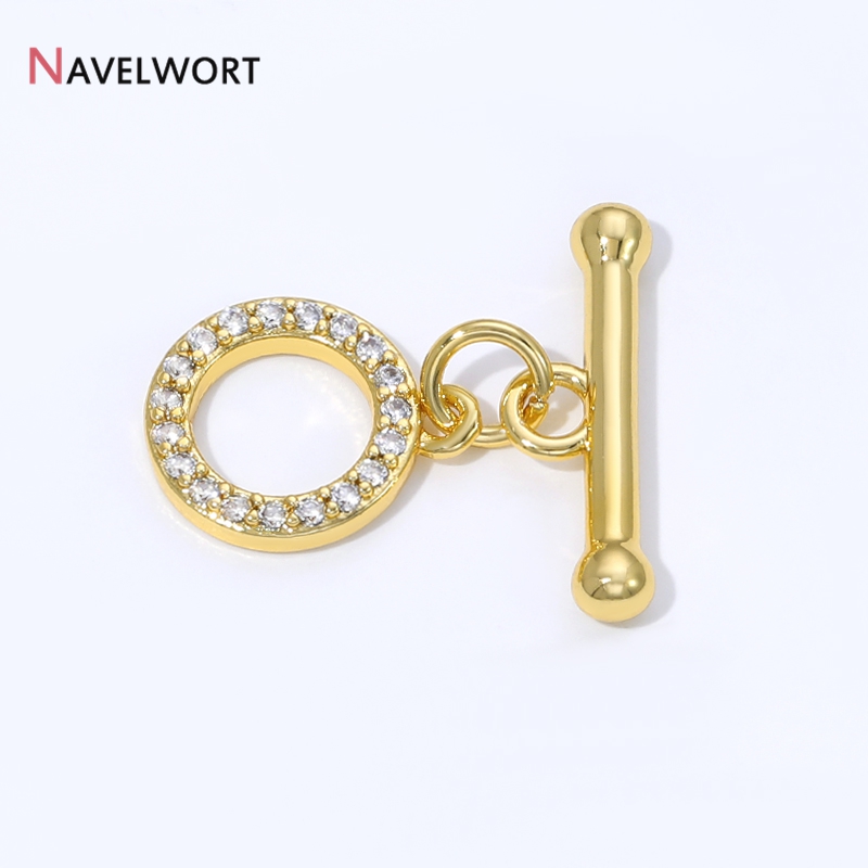 18K Gold Plated Brass Inlaid Z - Jewelry Making Gold recension och pris