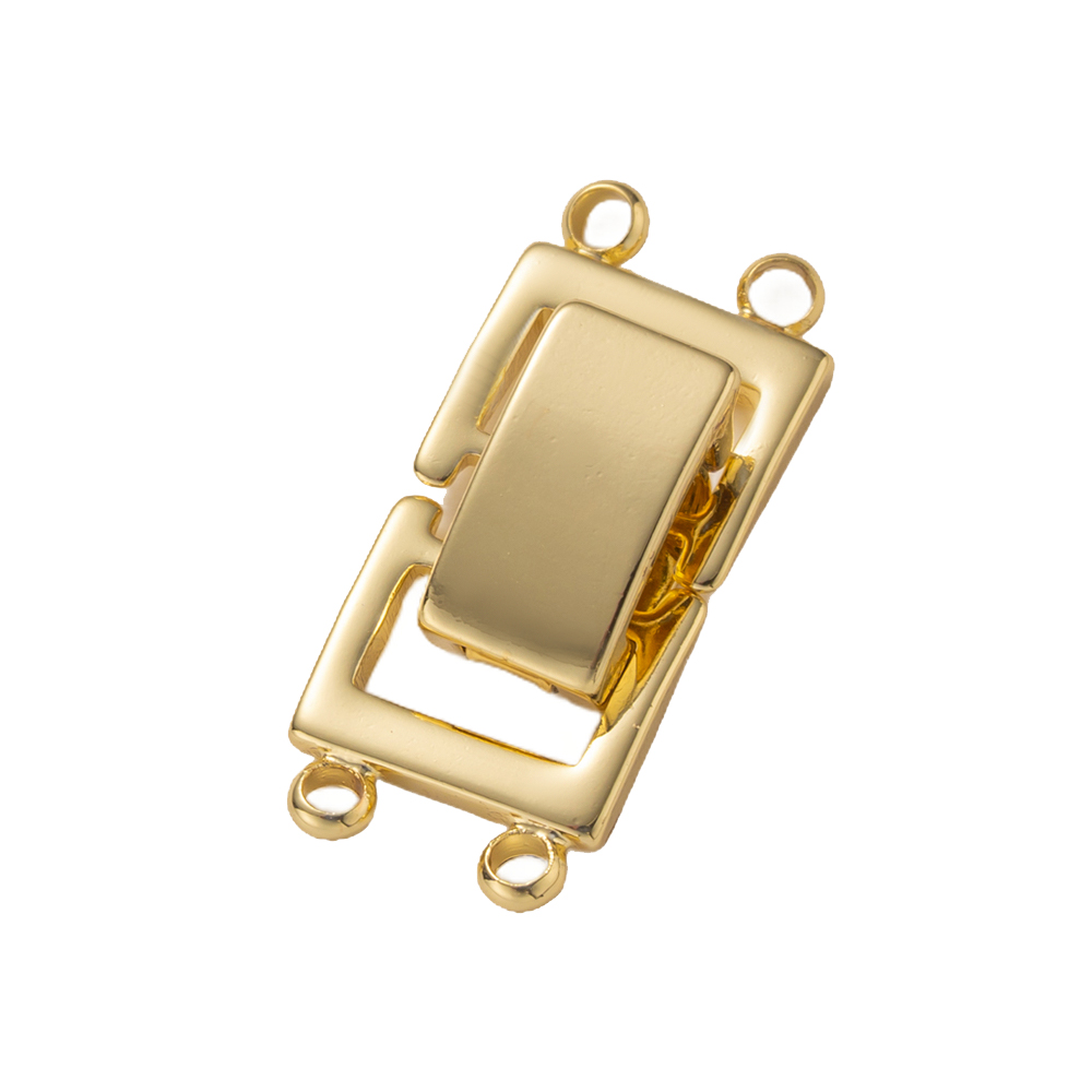 2pcs 14K Gold Plated Layered C - Jewelry Making Gold recension och pris