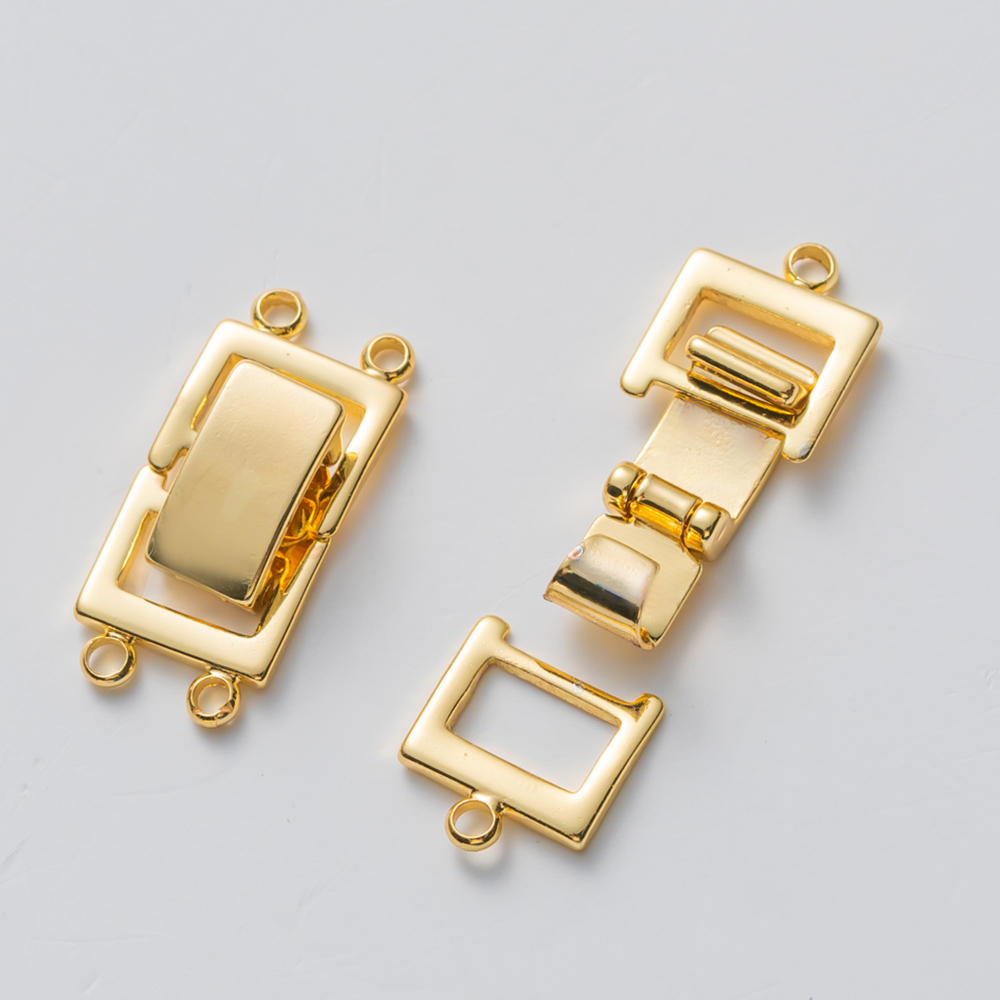 2pcs 14K Gold Plated Layered C - Jewelry Making Gold recension och pris